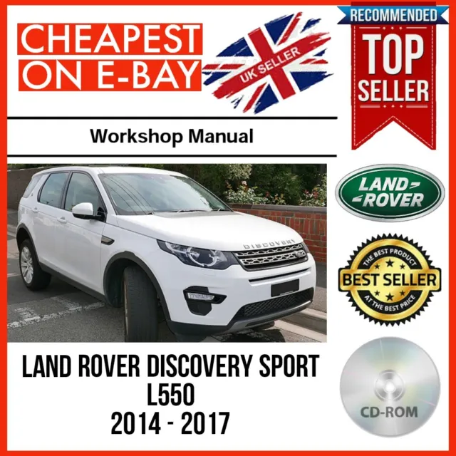 LAND ROVER DISCOVERY Sport Workshop Service Repair Manual 2014 - 2017 L550  On Cd £6.99 - PicClick UK