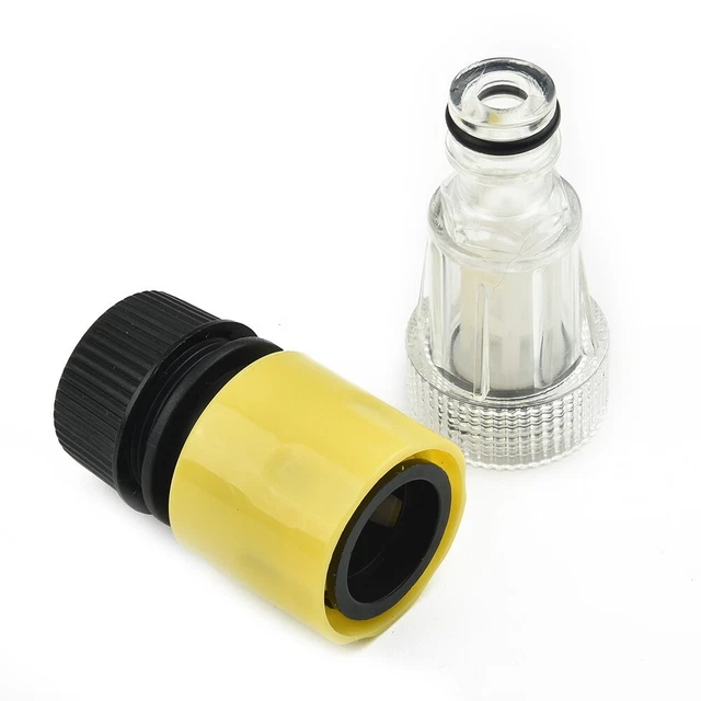 PRESSURE CONNECTOR QUICK Tap Washer Adaptor Connect Filter Fitting For