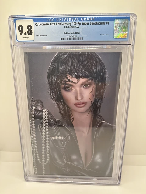 Catwoman 80th Anniversary Super Spectacular #1 Sanders Virgin Variant CGC 9.8