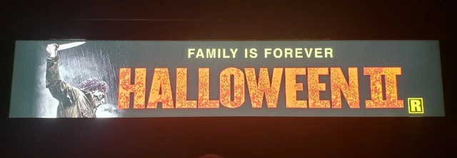 Halloween II 2009 5x25 Movie Theater Mylar Rob Zombie Michael Myers Halloween II 2009 5x25 Movie Theater Mylar Rob Zombie Michael Myers