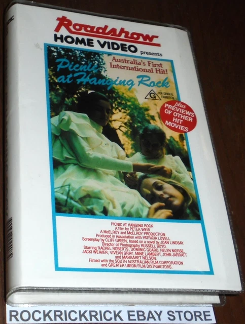 PICNIC AT HANGING Rock Vhs Rachel Roberts, John Jarratt, Dominic Guard ...