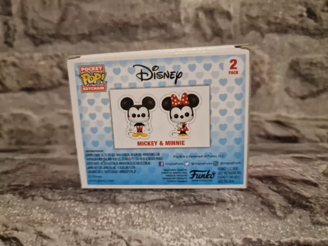 Pocket Pop  FUNKO Disney Mickey and Minnie Schlüsselanhänger Selten ! Keychain ☆ 3