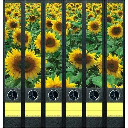File Art 6 Design Ordner-Etiketten Sunflower Field...........................085