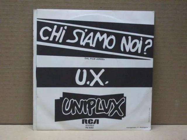 Uniplux - Chi Siamo Noi? - 45 Giri - Nm/Nm "Rare Promotional" 3