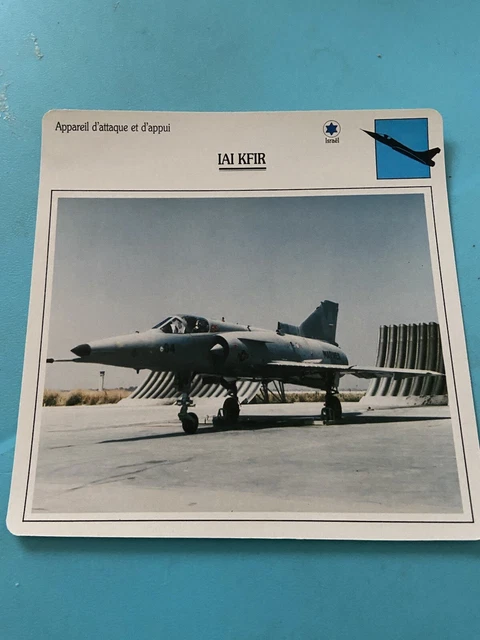 Carte Collection Appareil D’attaque Et D’appui IAI KFIR