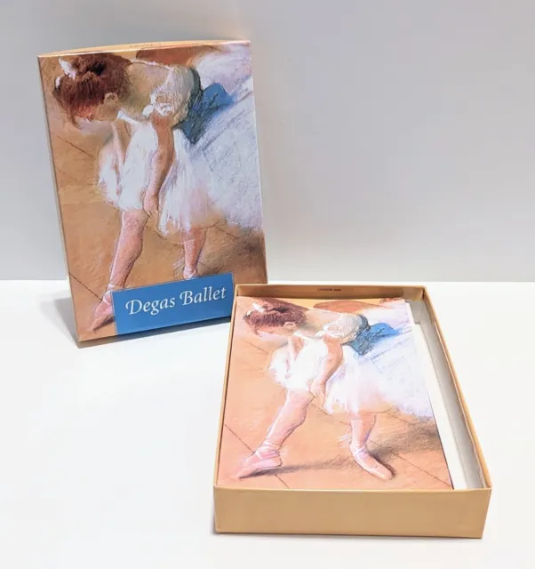 DEGAS BALLET Blank Note Cards with Envelopes 4 Different Designs Box of 16