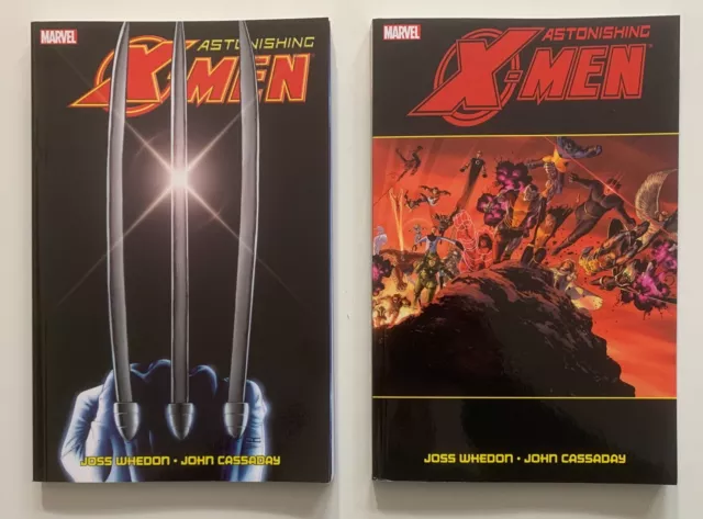 Astonishing X-Men TPB, GN #1 and #2 complete 1st prints (DC 2012) VF & NM
