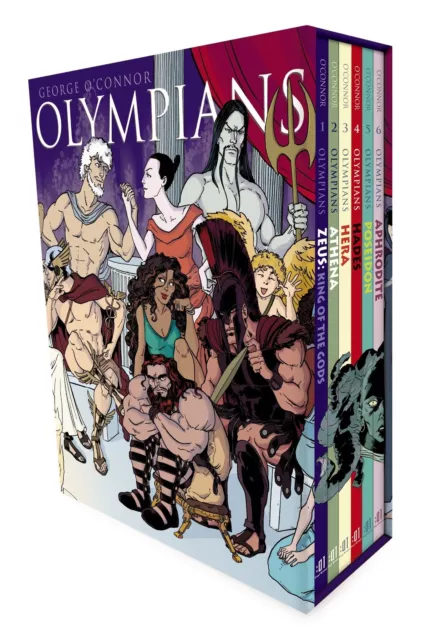 Olympians Boxed Set Books 1-6: Zeus, Athena, Hera, Hades, Poseidon & Aphrodite -