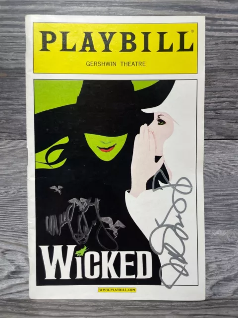 Wicked, Cast Signed, Playbill, January 2005, Gershwin Theatre