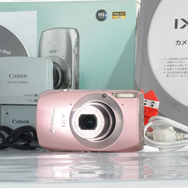 CANON IXY 32S Pink Compact Digital Camera from Japan [Near