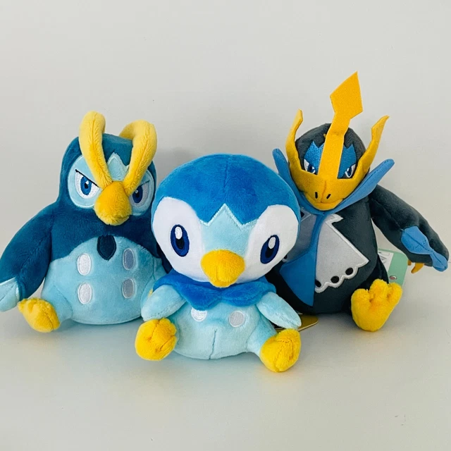 POKEMON SITTING CUTIES Plush Piplup Prinplup Empoleon Stuffed Toy