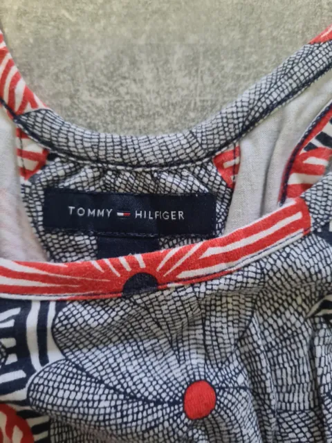 Girls Tommy Hilfiger Dress elastic waist  Age 4 Floral Nautical excellent 4