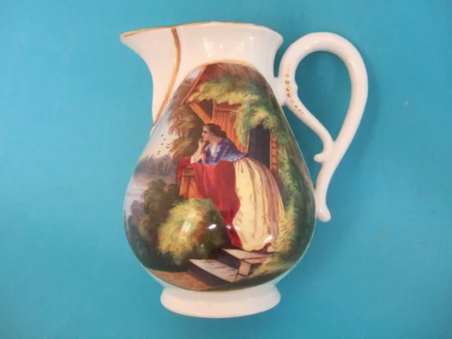 A Charming Paris Porcelain Jug. c.1820-40.