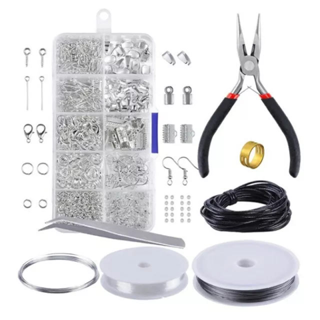 Wire Jewelry Making Starter Kit Sterling Silver and Repair Tools Craft Supply#km