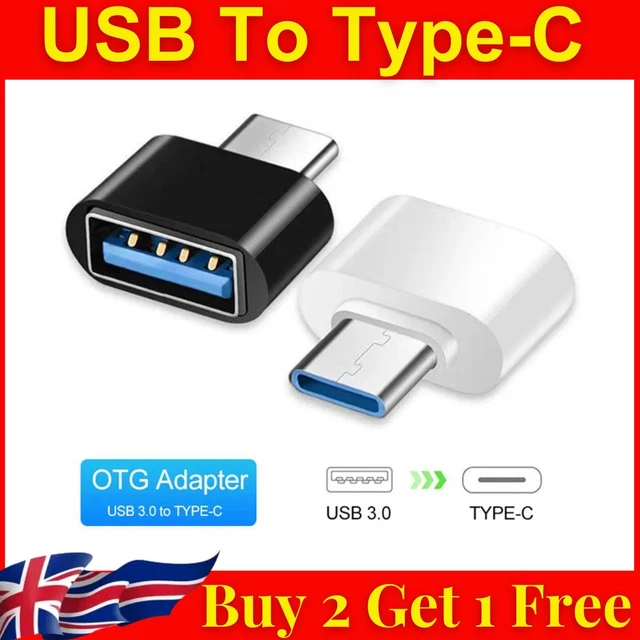 Type C to USB Adapter 3.0 USB-C 3.1 Male OTG A Female Data Connector Converter