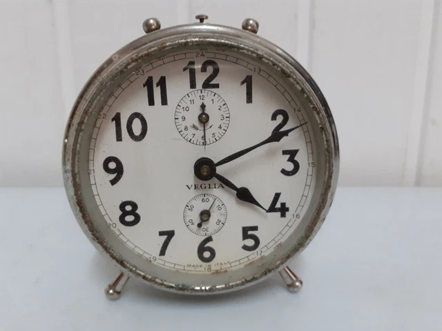 Vecchia Sveglia Orologio VEGLIA non Funzionante