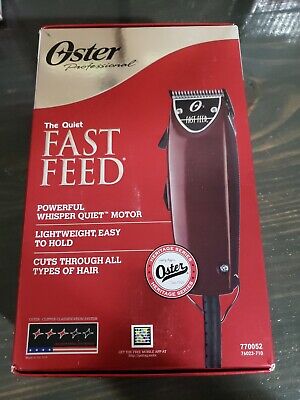 Oster Professional The Quiet FAST FEED Clipper 770052 New