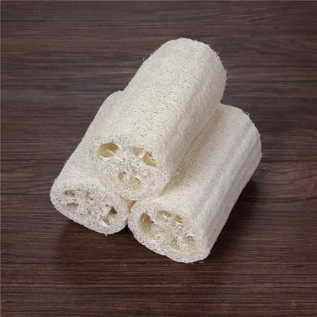 Natural Loofah Luffa Bad Dusche Waschen Körper Topf Schüssel Schwamm WäsR_sc^AP