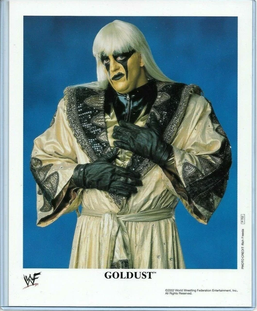 WWE Goldust P-755 con Licenza Ufficiale Originale 8X10 Promo Foto Molto Raro