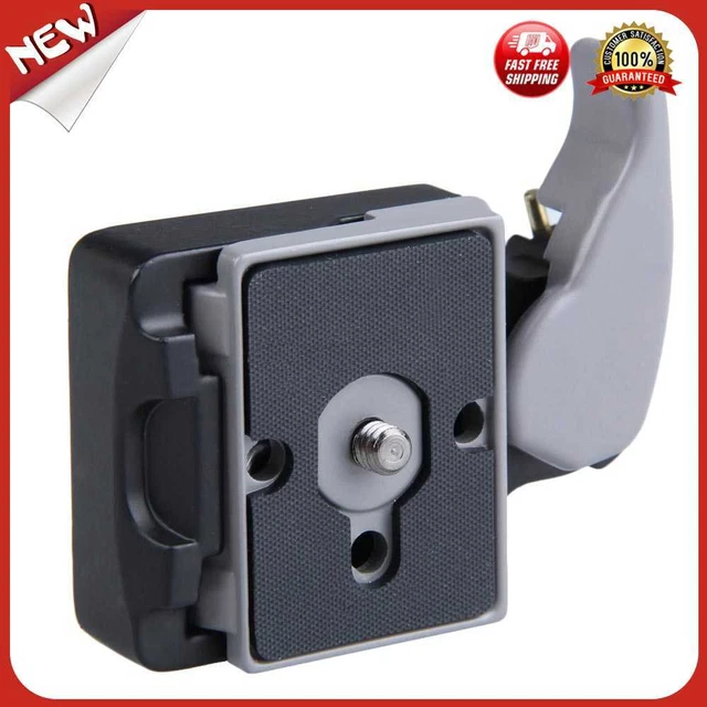 Adaptador de montaje de cabezales de trípode de 1/4 in del Reino Unido antideslizante de metal portátil para instalación de cámara