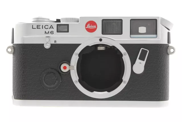 Leica M6 Plata Telémetro 35mm Película Cuerpo de Cámara (oku2540) 3