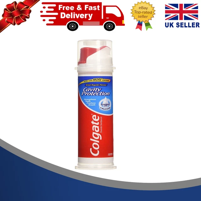 COLGATE TOOTHPASTE Fluoride Cavity Protection Pump 100ml £5.59 ...