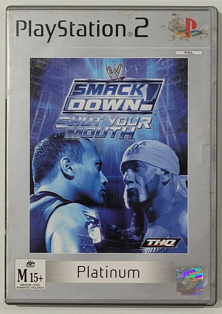 WWE SmackDown Shut Your Mouth - PS2 PlayStation 2 - Professionally Resurfaced