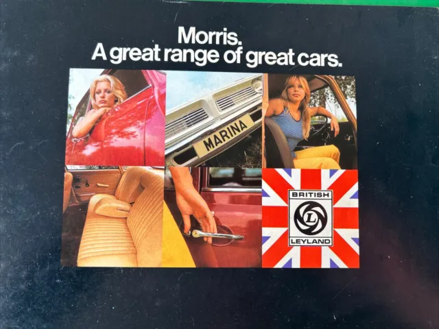 The Morris Car Range Sales Info Brochure Frameable Publication No 2955