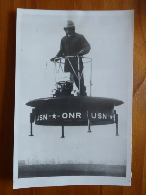 Photo Presse Hiller Model 1031-A-1 Flying Platform Vz-1 Pawnee
