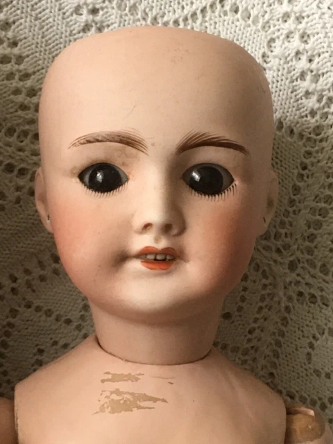 SFBJ 48cm - POUPEE ANCIENNE  TETE PORCELAINE -