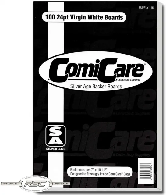 Comicare Supplies Comicare: Silver Boards (100)
