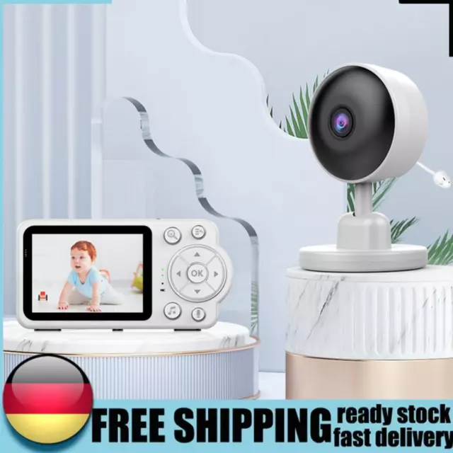 Video Baby Monitor 2.8in LCD Display with Camera Night Vision for Baby Pet Eldly