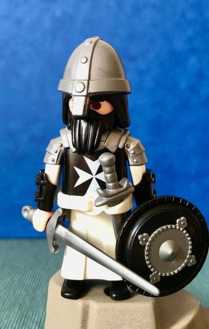altais Chevalier C Noir Playobil > Croisé Crusader Contre Saladin RAR