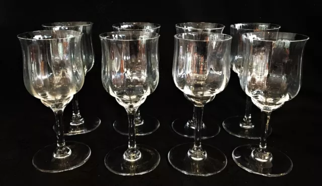 BACCARAT - MODÈLE CAPRI - 8 SUPERBES GRANDS VERRES à VIN 15 cm