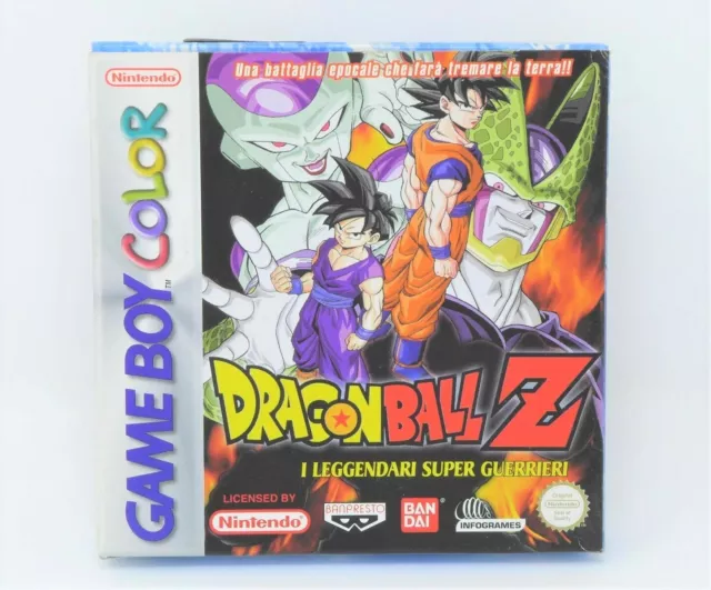 Dragon Ball Z i leggendari super guerrieri nintendo game boy retrogames new nuov