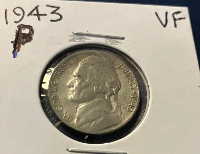 1943 p jefferson nickel • 35% silver • #05