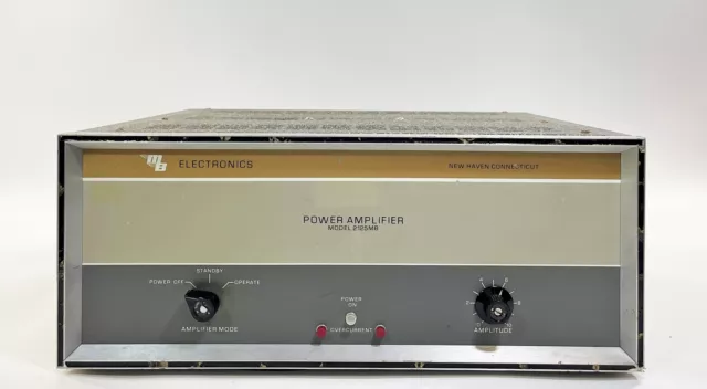 Vintage Rare MB Electronics 2125MB Power Amplifier Made in 1969 *Parts/Repair*