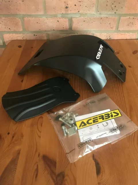 Beta Rr Racing 250 300 2018- 2019 Acerbis Skid Glide Plate Sump Guard Black