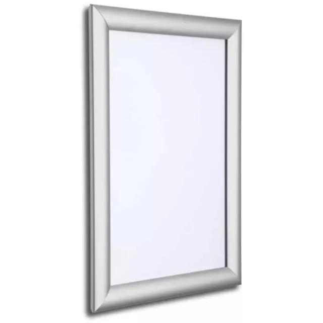 Weather Proof Snap Frame - Silver 25mm Frame IN 4 SIZES FROM A1 TO A4 2