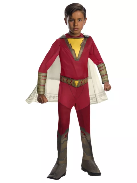 Shazam Classic Captain Marvel DC Comics Wizard Superhero Licensed Boys Costume