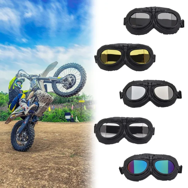 Occhiali da sole casco motocross occhiali vento lenti dense pilota occhiali moto