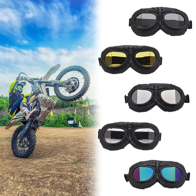 Occhiali da sole casco motocross occhiali vento lenti dense pilota occhiali moto