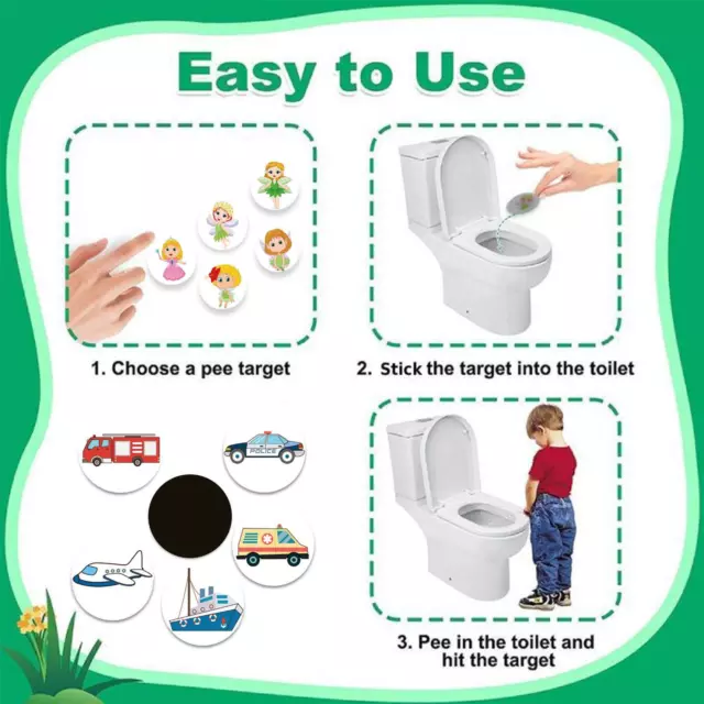 Potty Training Magic Sticker | Potty Training Toilet Color Changing Sticker R4M9