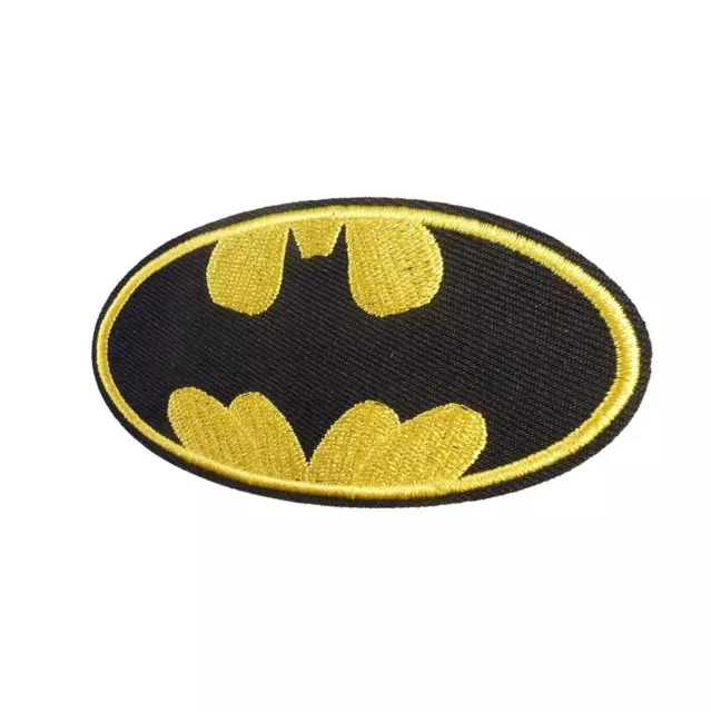 batman logo insignia cosplay embroidered sew/iron on patch