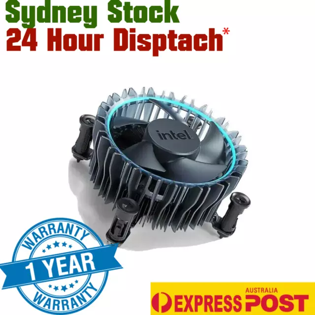 Genuine Intel Core i3/i5/i7/i9 CPU Stock Cooler LGA 1700 12/13thGen Heatsink Fan