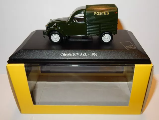 Uh Universal Hobbies Citroen 2Cv 2 Cv Azu 1962 Postes Poste Ptt 1/43 In Luxe Box