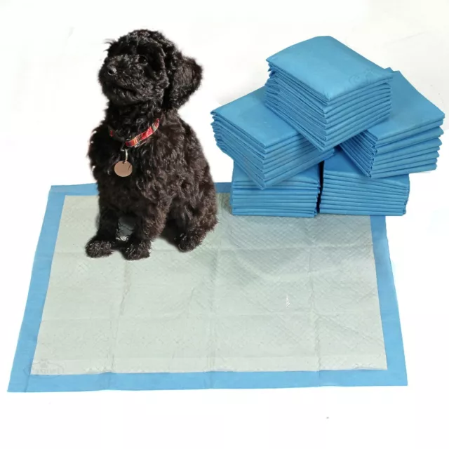 150 Large Puppy Pads Dog Pet Toilet House Training 60x45cm Wee Potty Pee Mat Cat