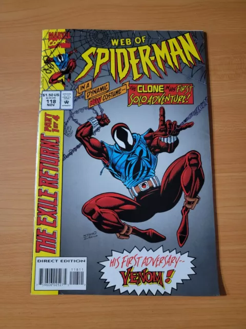Web of Spider-Man #118 Direct Market Edition ~ NEAR MINT NM ~ 1994 Marvel Comics