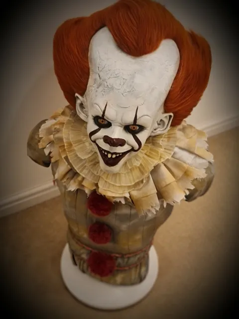 1:1 Pennywise Torso Bust - from IT - Overhauled Trick or Treat Studios Mask.