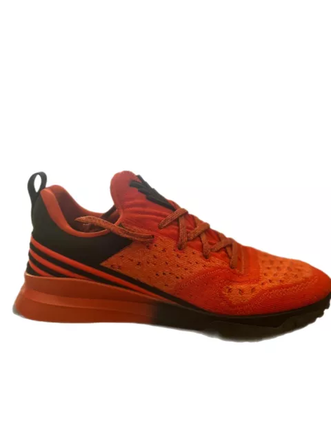 LOUIS VUITTON men's V N R VNR knit sneakers trainers shoes - orange LV 10  US 11